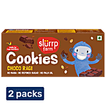 Slurrp Farm Choco Ragi Cookies 2x88 g (Multipack)