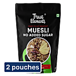 True Elements No Added Sugar Muesli With Real Fruits & Nuts 2x1 kg (Multipack)