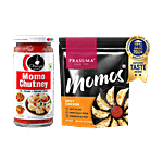 bb Combo Ching's Secret Momo Chutney, 250 g + Prasuma Spicy Chicken Momos, 24 pcs Combo (2 Items)