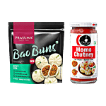 bb Combo Ching's Secret Momo Chutney, 250 g + Prasuma Spicy Veg Bao Buns, 300 g Combo (2 Items)