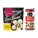 bb Combo Ching's Secret Momo Chutney, 250 g + Prasuma Chicken Keema Bao Buns, 300 g Combo (2 Items)