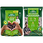 Tata Sampann High Protein Makhana, 100 g + Premium Kalmi Dates/Khajoor, 500 g Combo (2 items)