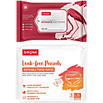 bb Combo Disposable Period Panties - L-XL& Intimate Wet Wipes Combo