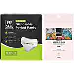bb Combo Hydrocolloid Acne Relief Patch&Disposable Period Panties, XL - XXL Combo