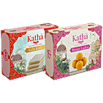 Katha Kaju Katli + Besan Ladoo, 200 g Each Combo (2 Items)