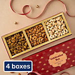 bb Royal Premium Gift Box - Almonds, Raisins, Cashews 4x150 g (Multipack)