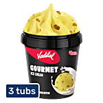 Vadilal Jumbo Butterscotch Ice Cream 3x110 ml Cup (Multipack)