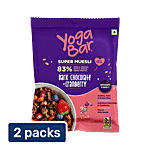 Yoga Bar Dark Chocolate & Cranberry Super Muesli 2x40 g (Multipack)