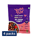 Yoga Bar Dark Chocolate & Cranberry Super Muesli 4x40 g (Multipack)