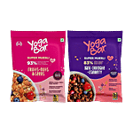 Yoga Bar Dark Chocolate & Cranberry Muesli 40 g + Fruits, Nuts & Seeds Muesli 40 g Combo (2 Items)