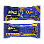 Stroom Choco Almond Bliss 10 g Protein Bar, 45 g + 20 g Protein Bar, 63 g Combo (2 Items)