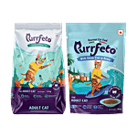 Purrfeto Chicken & Ocean Fish 1.2kg + Ocean Fish In Gravy Wet Food For Adult Cat 80 g Combo (2 Items)