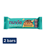 Nuvie Cashew Caramel Flavour Protein Chocolate Bar 2x50 g (Multipack)