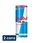 Red Bull Energy Drink - Sugar Free 2x250 ml Can (Multipack)