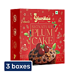 Yuvika’s by Happilo Signature Plum Cake 3x150 g (Mulitpack)