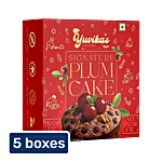 Yuvika’s by Happilo Signature Plum Cake 5x150 g (Mulitpack)