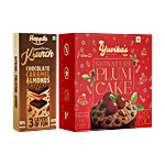 bb Combo Yuvika’s Signature Plum Cake, 150 g + Happilo Almond Chocolate Krunch, 51 g Combo (2 Items)