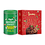 bb Combo Yuvika’s Signature Plum Cake + Happilo Pistachio Dry Fruit Sweet, 150 g Each Combo (2 Items)