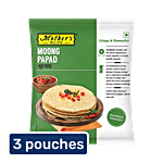 Mother's Recipe Moong Papad 3x180 g Pouch (Multipack)