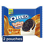 Cadbury Oreo Toffee Crunch Flavour Creme Sandwich Biscuit 2x275.55 g (Multipack)