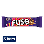 Cadbury Fuse Peanut & Caramel Filled Chocolate Bar 3x43 g (Multipack)
