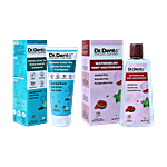 Dr.Dento Watermelon Mint Mouthwash,300ml + Matcha Green Tea Hemp Seed Oil Toothpaste,125g Combo