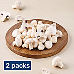 fresho! Mushroom - Button 2x1 Pack (Multipack)