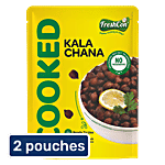 Freshcon Cooked Kala Chana/Black Chick Peas 2x250 g (Mulitpack)