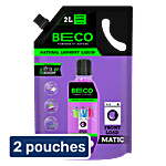 Beco Natural Laundry Detergent Liquid - Front Load 2x2 L (Multipack)