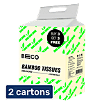 Beco Super Soft Bamboo Face Tissue 2x100 Pulls (Buy 3 Get 3 Free)