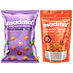 Madmix Tangy Twist Millet Bhujia125 g+Chaat Corner Quinoa Millet Puffs50 g Combo (2 items)