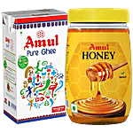 Amul Pure Ghee 1 L + Honey 250 g Combo (2 items)