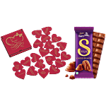 bb Combo Cadbury Dairy Milk Silk Chocolate 144g + Wooden Gift Box Reasons I Love You 1pc Combo (2 items)