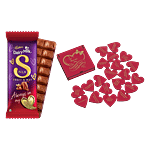 bb Combo Cadbury Dairy Milk Silk Fruit & Nut 129g + Wooden Gift Box 20 Reasons I Love You Combo (2 items)