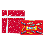 bb Combo Snickers Minis Valentine Chocolates 195.5 g+Creative Space Gift Wrap 20 x 18 cm Combo (2 items)