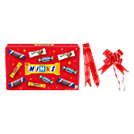 bb Combo Snickers Minis Valentine Chocolates 195.5g + Creative Space Red Gift Bow 10pcs Combo (2 items)