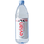 Evian Natural Mineral Water 1 L Bottle