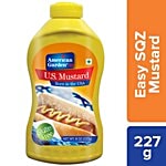 American Garden  Easy Squeeze - Yellow Mustard 227 g Bottle