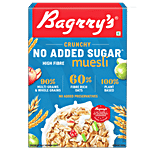 Bagrry's No Added Sugar Muesli - High Fibre, Diet Friendly 500 g Carton