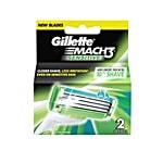 Gillette Mach 3 Sensitive - Manual Shaving Razor Blades, Cartridge 2 pcs