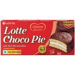 Lotte Choco Pie - Original, With Rich Marshmallow, No Preservatives 28 g (Pack of 6)
