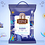 India Gate Basmati Rice/Basmati Akki - Super 5 kg Bag