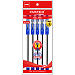 BIC Cello Faster Grip Ballpen - Blue 5 pcs 