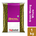 bb Royal Green Moong Whole/Hesaru Kaalu - Sabut 1 kg Pouch