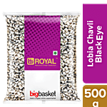 bb Royal Unpolished Black Eyes Peas / Lobia Dal 500 g Pouch