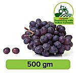 Fresho Grapes - Bangalore Blue with Seed/Draksha 500 g