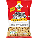 24 Mantra Organic Organic Cashew/Kaju - Whole 100 g Pouch