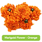Fresho Marigold Flower - Orange 100 g