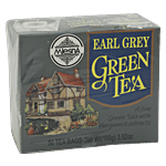 Mlesna Flavored Green Tea Bags - Earl Grey 50 Bag x 2 gm Each Carton 100 gm