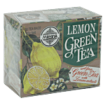 Mlesna Flavored Green Tea Bags - Lemon 50 Bag x 2 gm Each Carton 100 gm